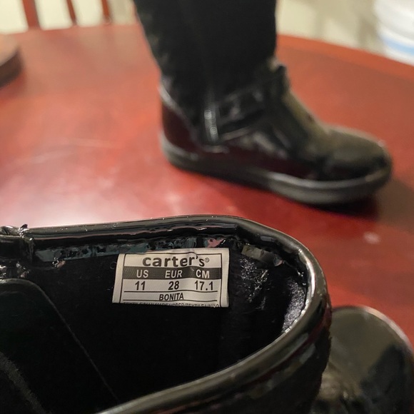 Carter's Bonita Toddler Girls' Boots Black - Picture 3 of 6